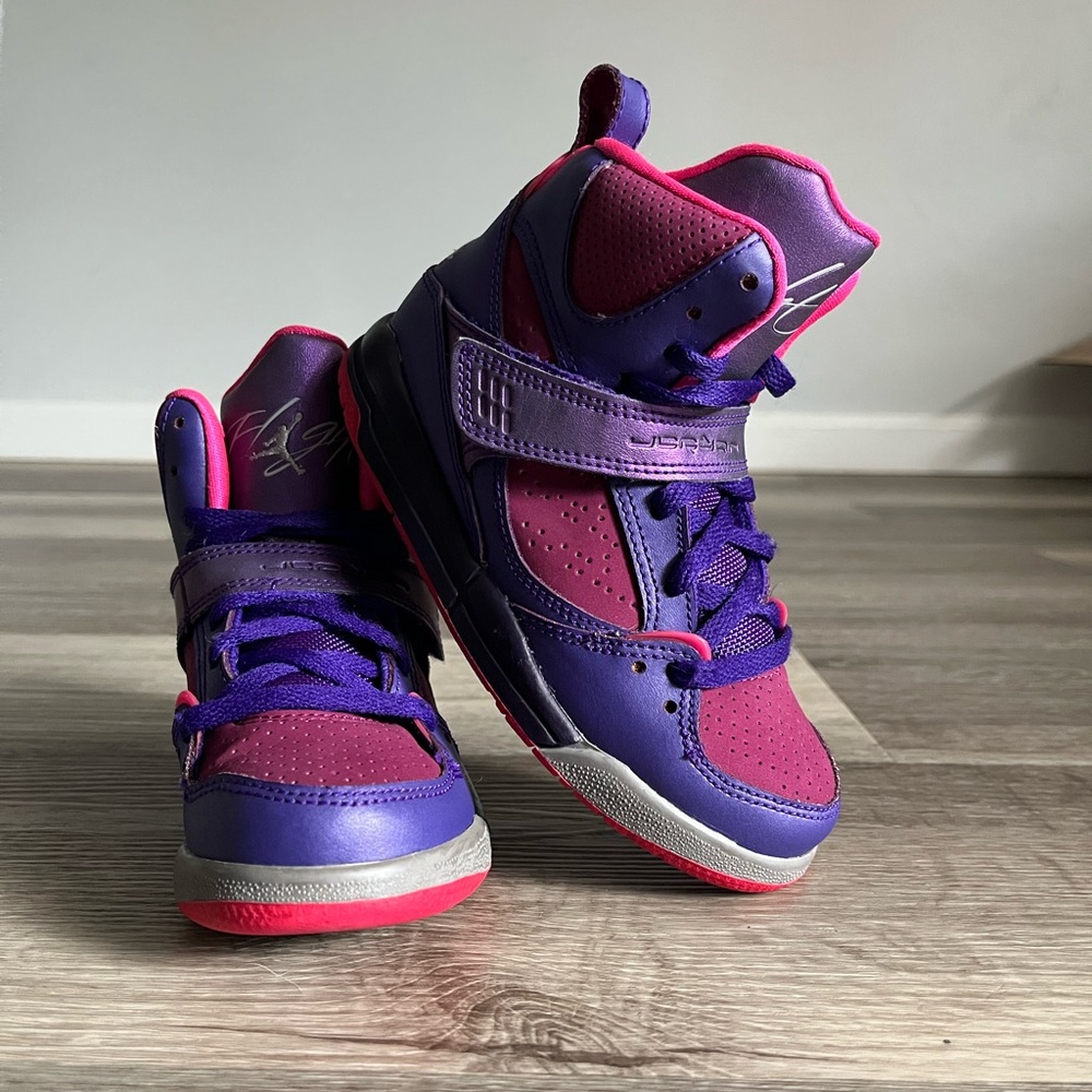 Jordan Kids Sneakers in Purple and Pink